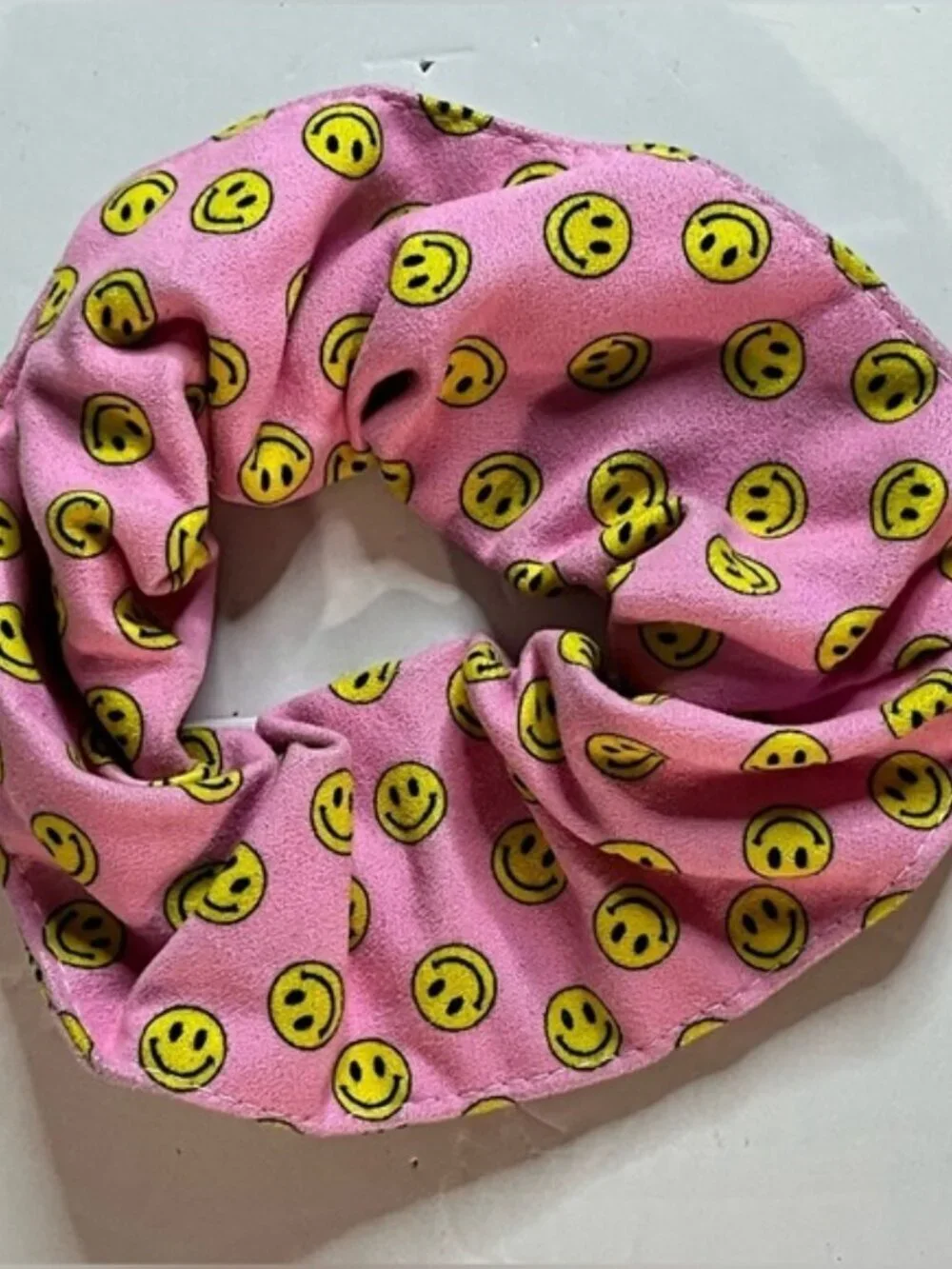 Set of 2 Hair Scrunchies - 1 Towel Scrunchie (Pre-Owned), 1 Reg Scrunchie (New)